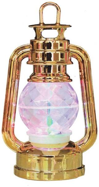 Disco Light Lantern with Rotating Ball