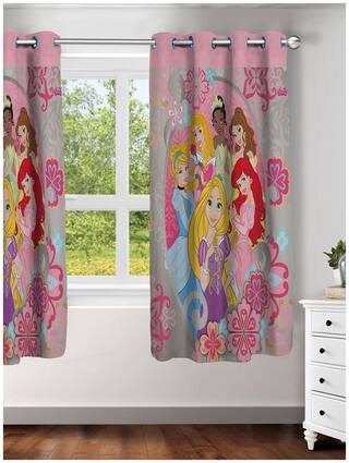 Buy Disney Athom Trendz Princess Kids Window Curtain Single