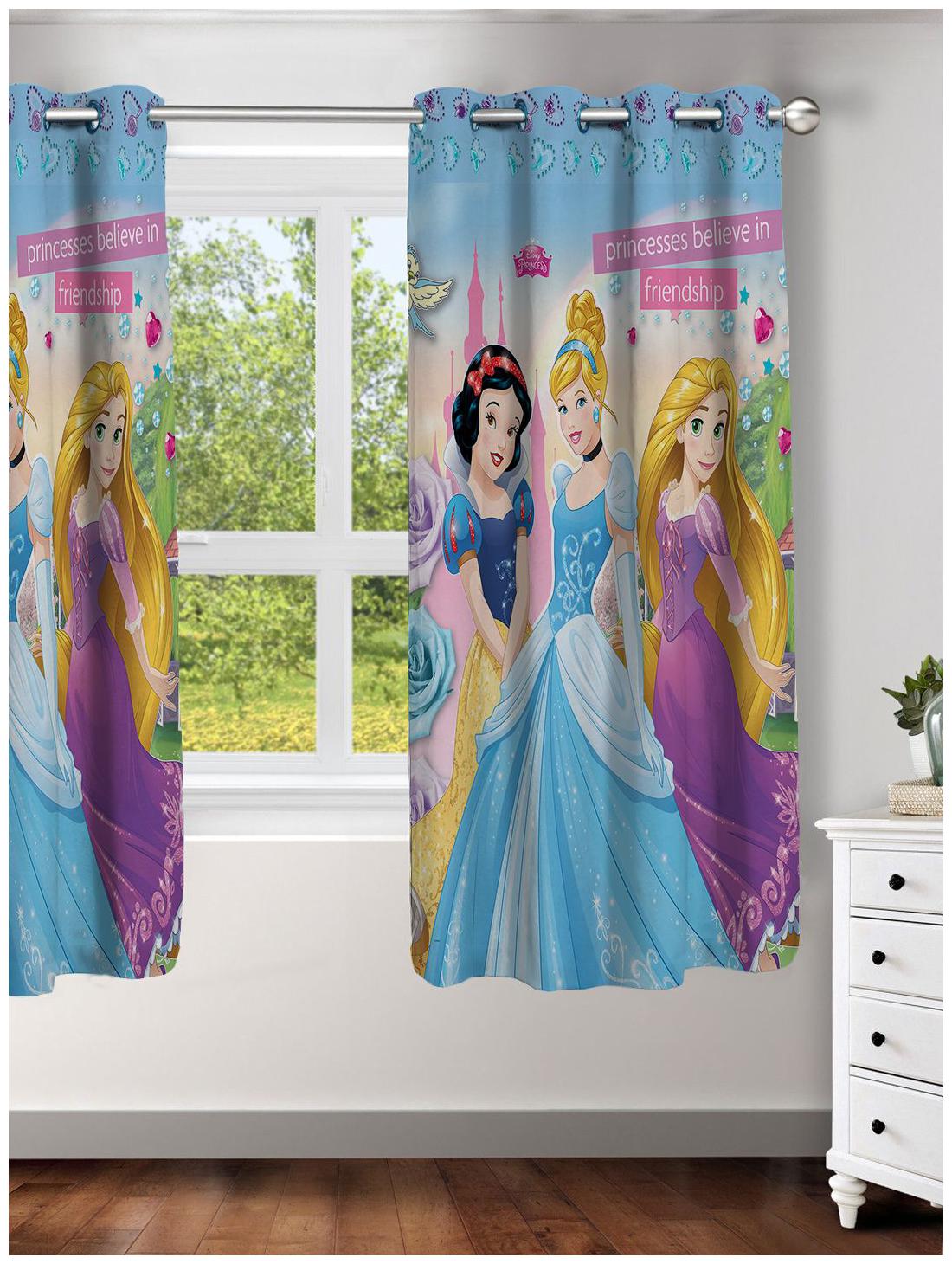 

Disney- Athom Trendz- Princess- Kids- Window Curtain- Single Piece- 48x58 (4ftx5ft)