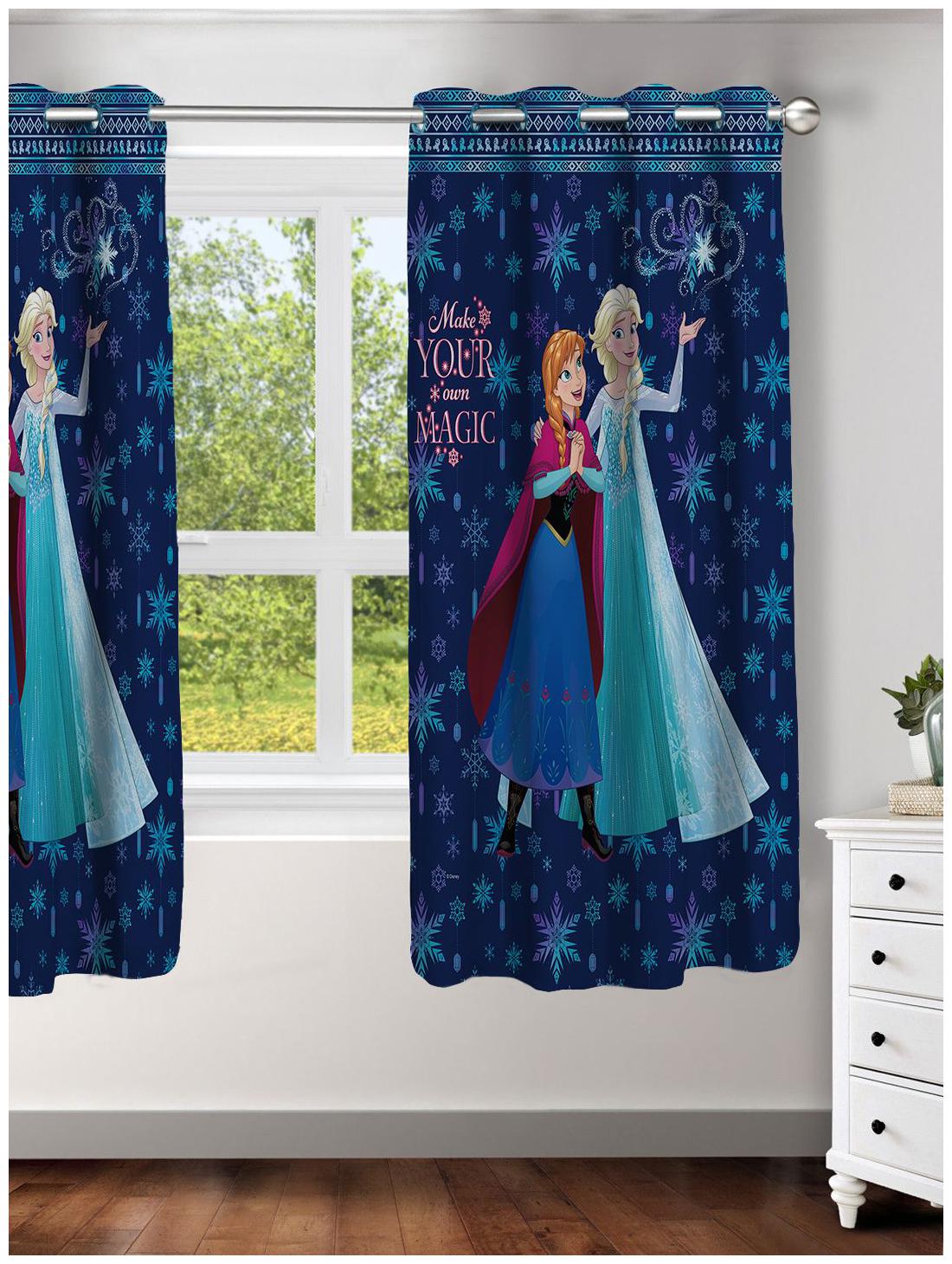 

Disney- Athom Trendz- Frozen- Kids- Window Curtain- Single Piece- 48x58 (4ftx5ft)