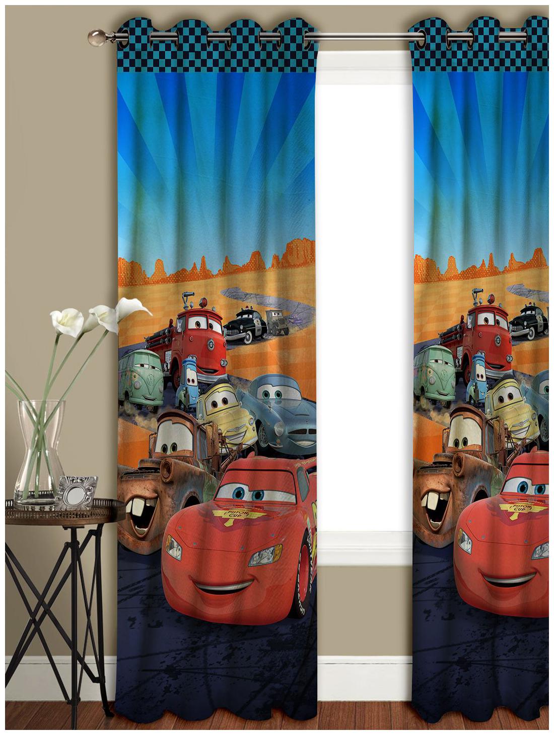Buy Disney Athom Trendz Cars Kids Long Door Curtain Single
