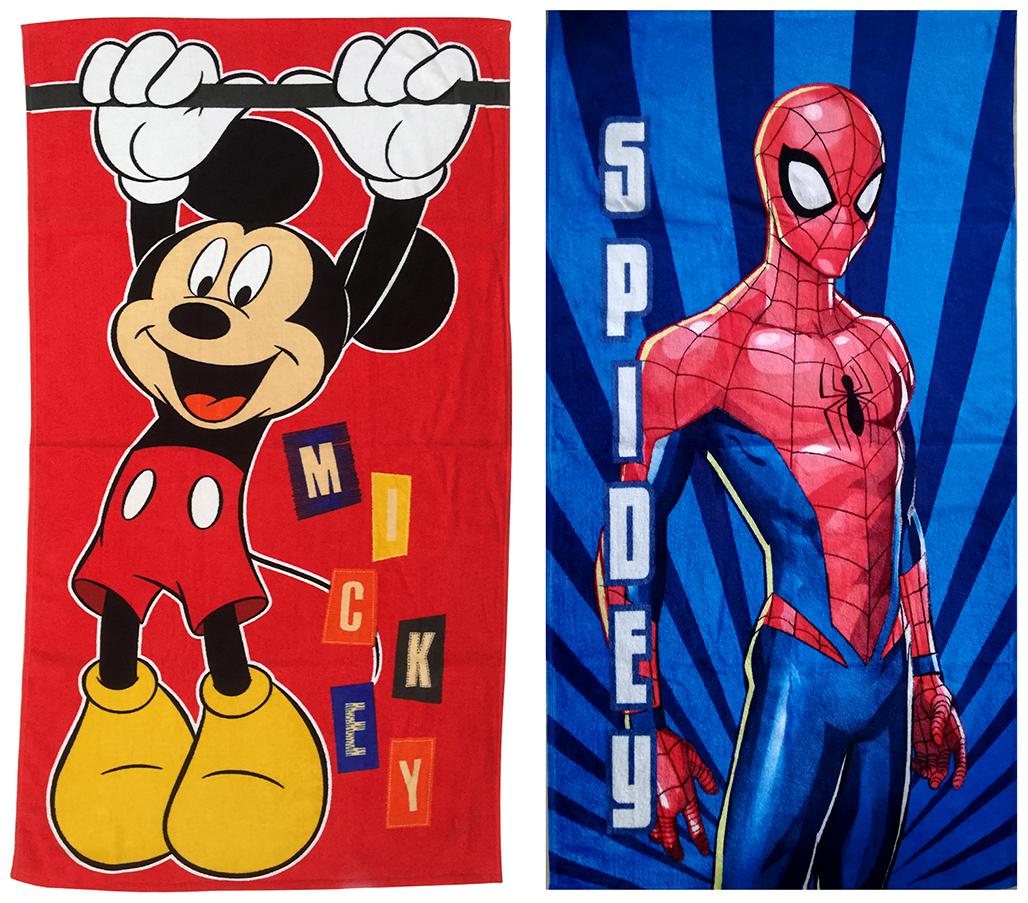 

Disney 350 GSM Cotton Bath Towel ( 2 Pieces Multi )