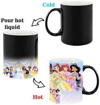 Disney Princess Ceramic Magic Mug by Ashvah -MagicMug2013