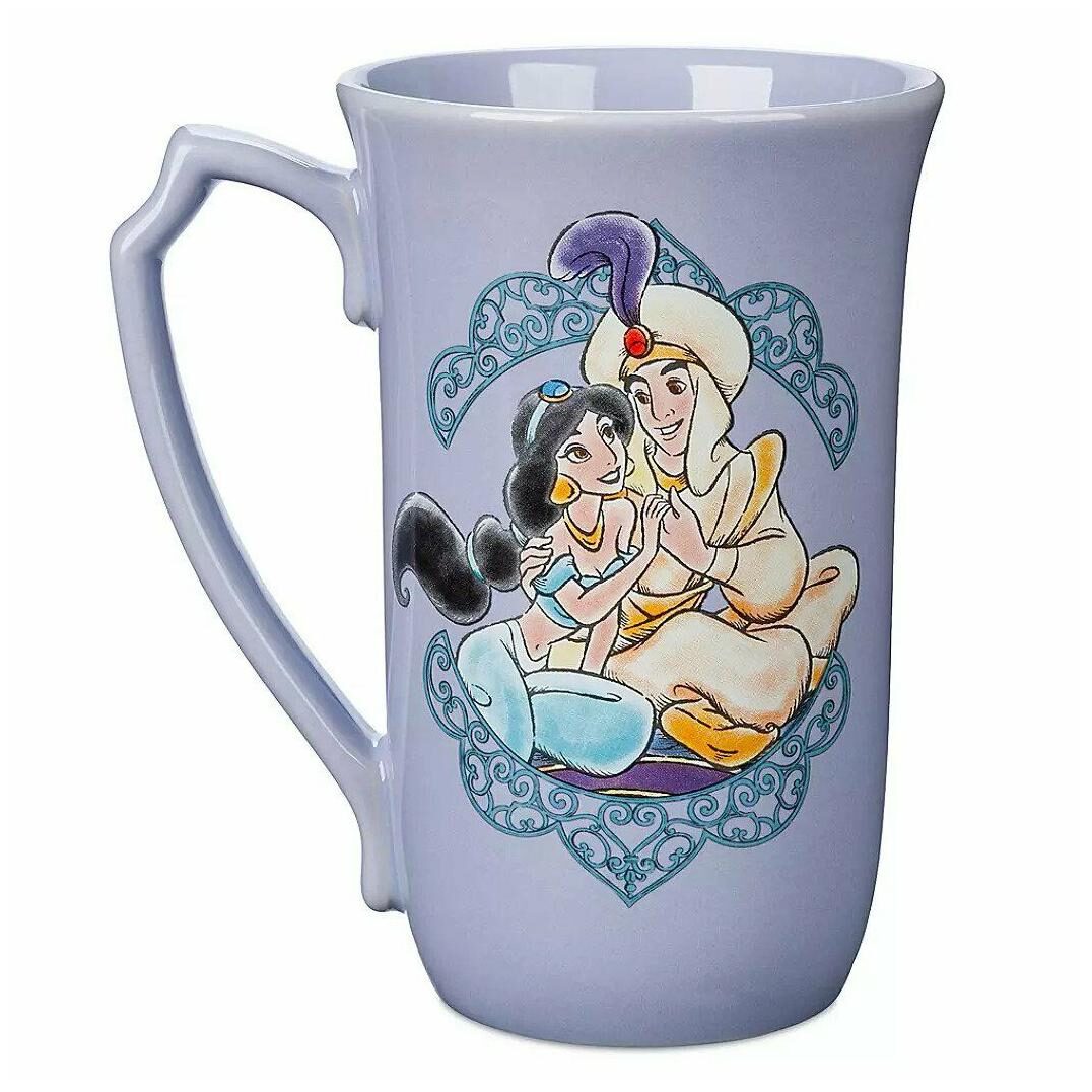 

Disney Store Princess Latte Mug Belle Jasmine Ariel Aurora 2020 New