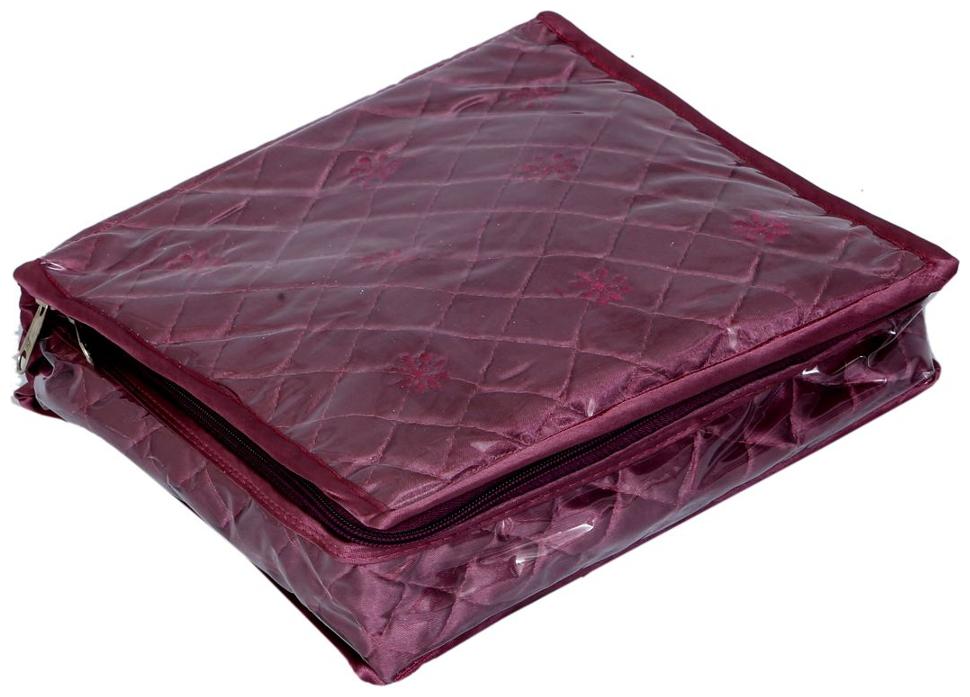 

DIVYANA Laminated Satin Jewellery Kit Jewellery Box Jewellery Cover Locker bag Jewellery case Multipurpose Bag Wedding collection Gift Vanity Case