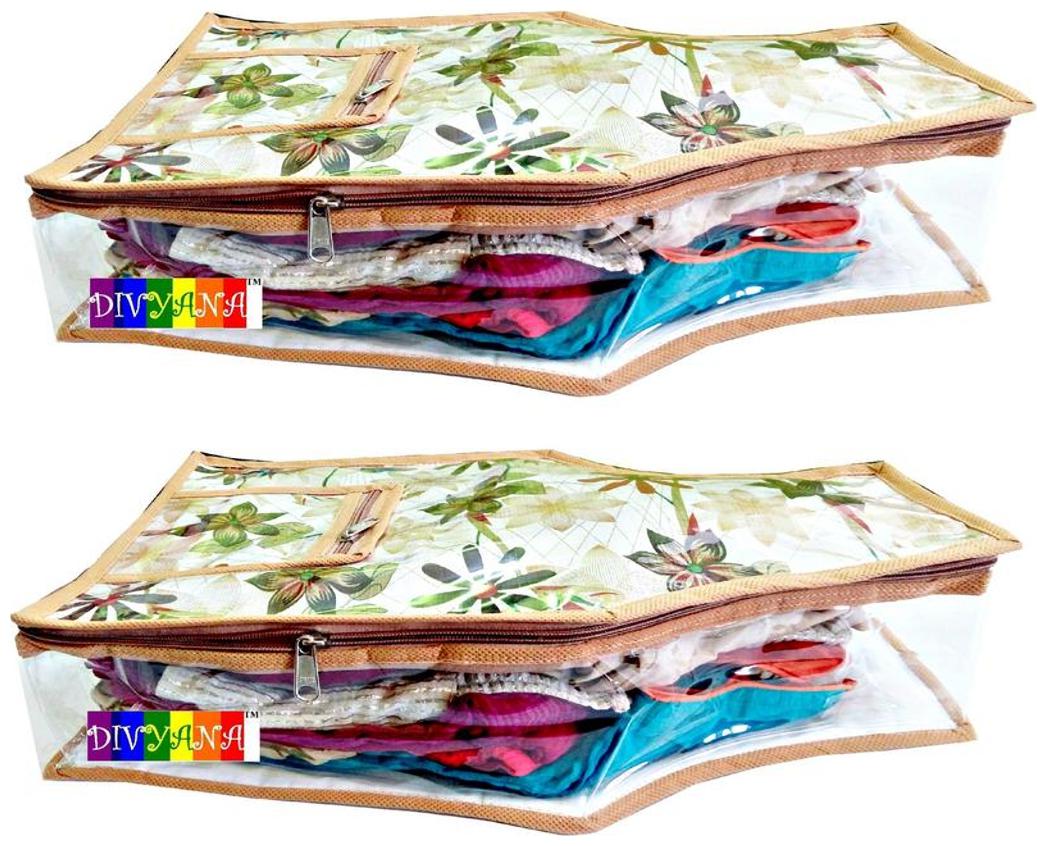 

DIVYANA Set of 2 pcs Blouse Cover Bag Cloth Cover (New Exclusive Wedding Collection)