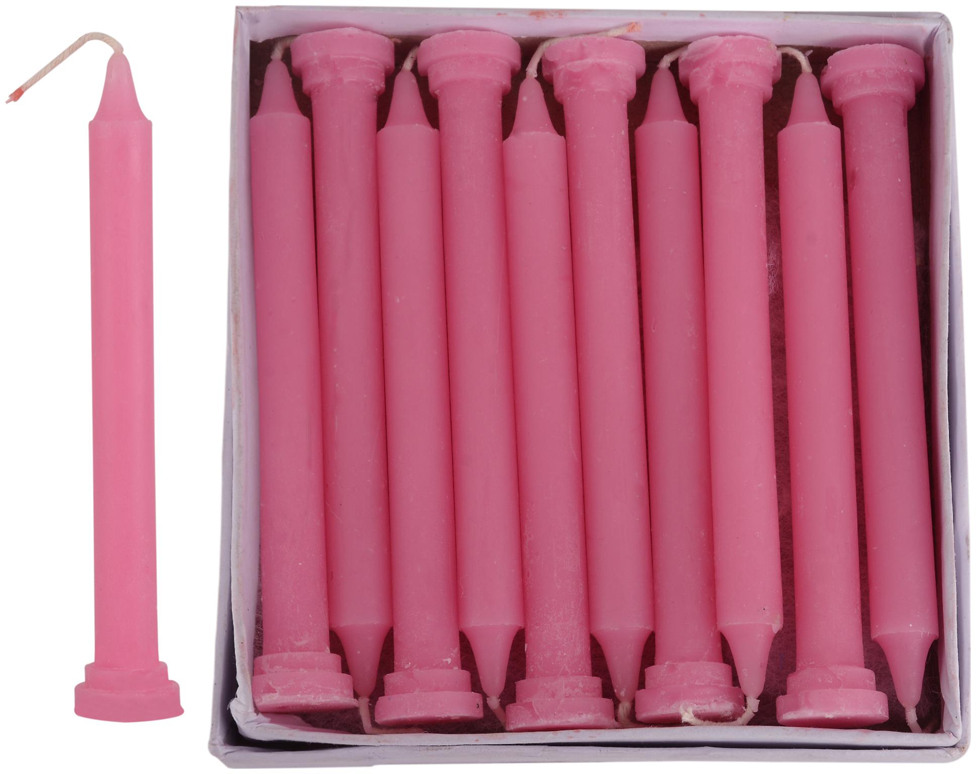 

Rajrang Paraffin wax Pink Candle