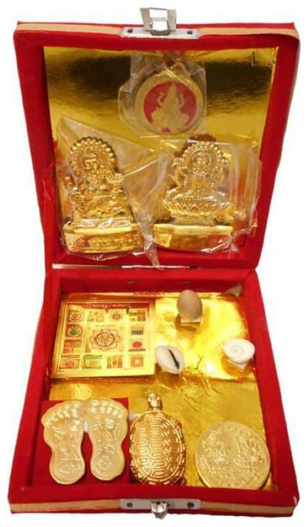 

Diwali Special Shree Kuber Dhan Laxmi Varsha Brass Yantra Brass Yantra ( 9 Items )