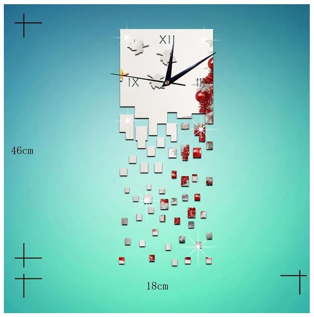 Shopper52 Acrylic Analog Wall clock ( Set of 1 )