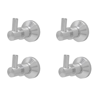 

Dolphy Aluminium Wall Mounted Robe Hook - Set Of 4