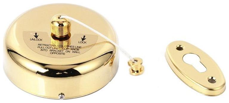

Dolphy Gold Stainless Steel Retractable Cloths line