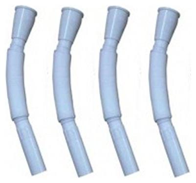 

Domnicks Wash Basin Sink Waste Water Drain Flexible Length PVC Hose Pipe - 4 pcs