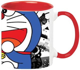Doraemon Cartoon Ceramic Coffee Mug by Ashvah-MUG1506