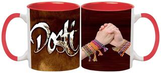 Dosti Ceramic Coffee Mug by Ashvah - MUG1532