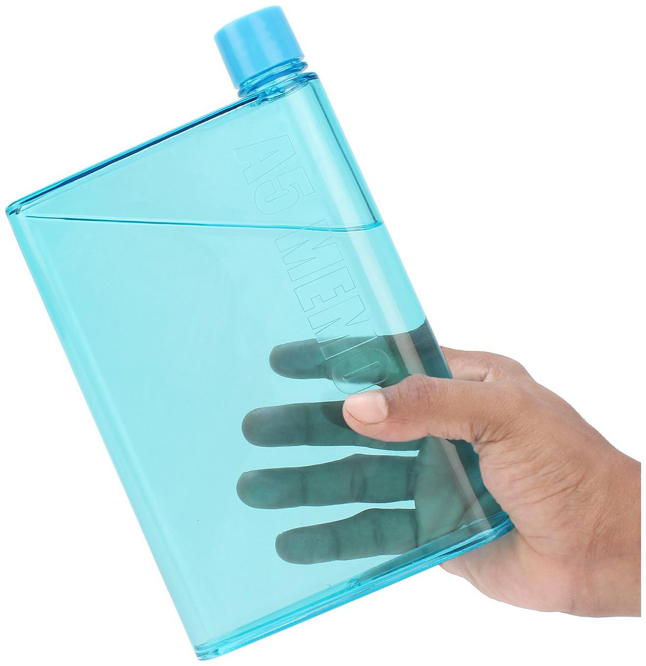 

dp Endeavors Plastic Blue Water Bottle ( 420 ml Set of 1 )