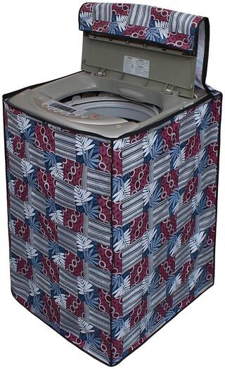 Dream Care Abstract Multi Coloured Waterproof & Dustproof Washing Machine Cover For Ifb Tl-sdg 9.5 kg Aqua Aqua Fully Automatic Top Load Washing Machine