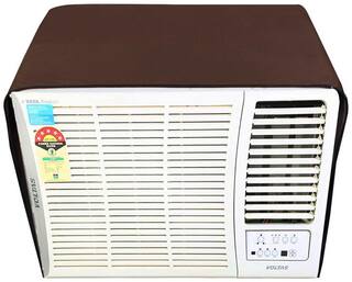 Dream Care Coffee Colored Waterproof and Dustproof Window AC Cover for Midea Marvel MWF11-18CR1-QB8 AC 1.5 Ton 3 Star Rating