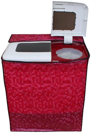 Dream Care Dark Pink Waterproof & Dustproof washing Machine Cover For Semi Automatic Top Load 5.5 kg to 6.5 kg - All Brand Washing Machine