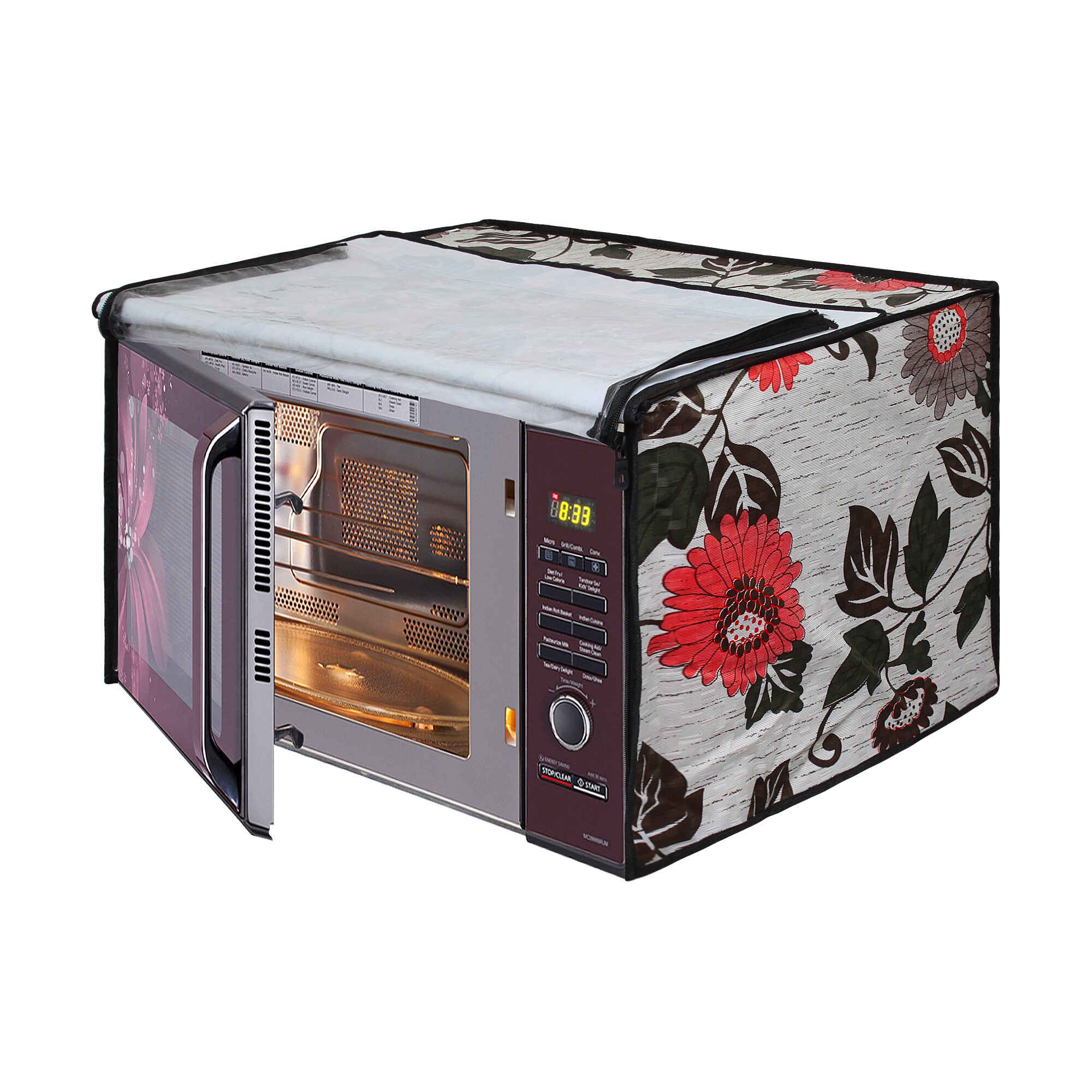 

Dream Care Floral Printed Microwave Oven Cover for IFB 20 L Convection Microwave Oven 20SC2