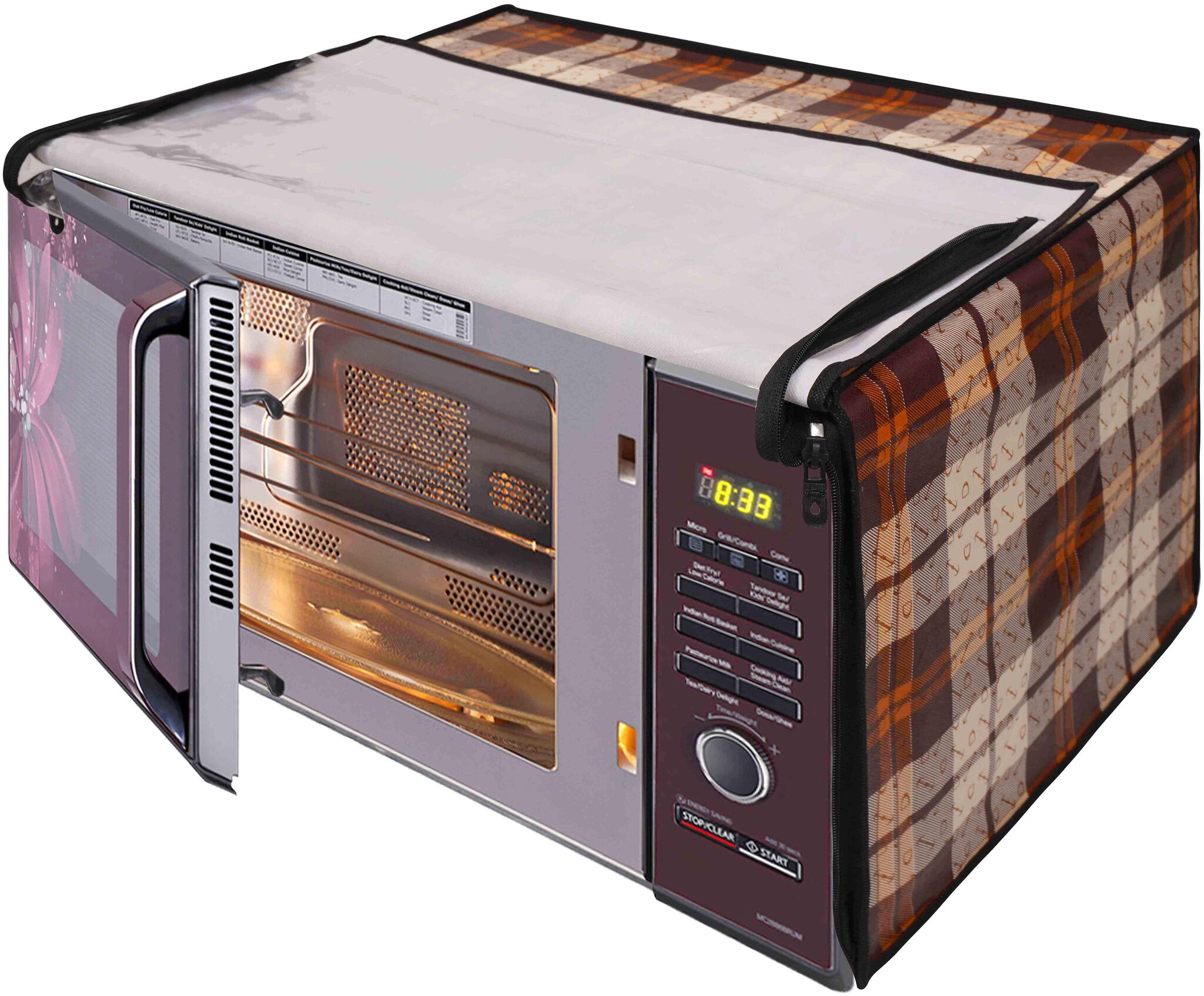 

Dream Care Microwave Oven Cover for Samsung 28 Litre Convection Microwave Oven MC28H5025VB TL