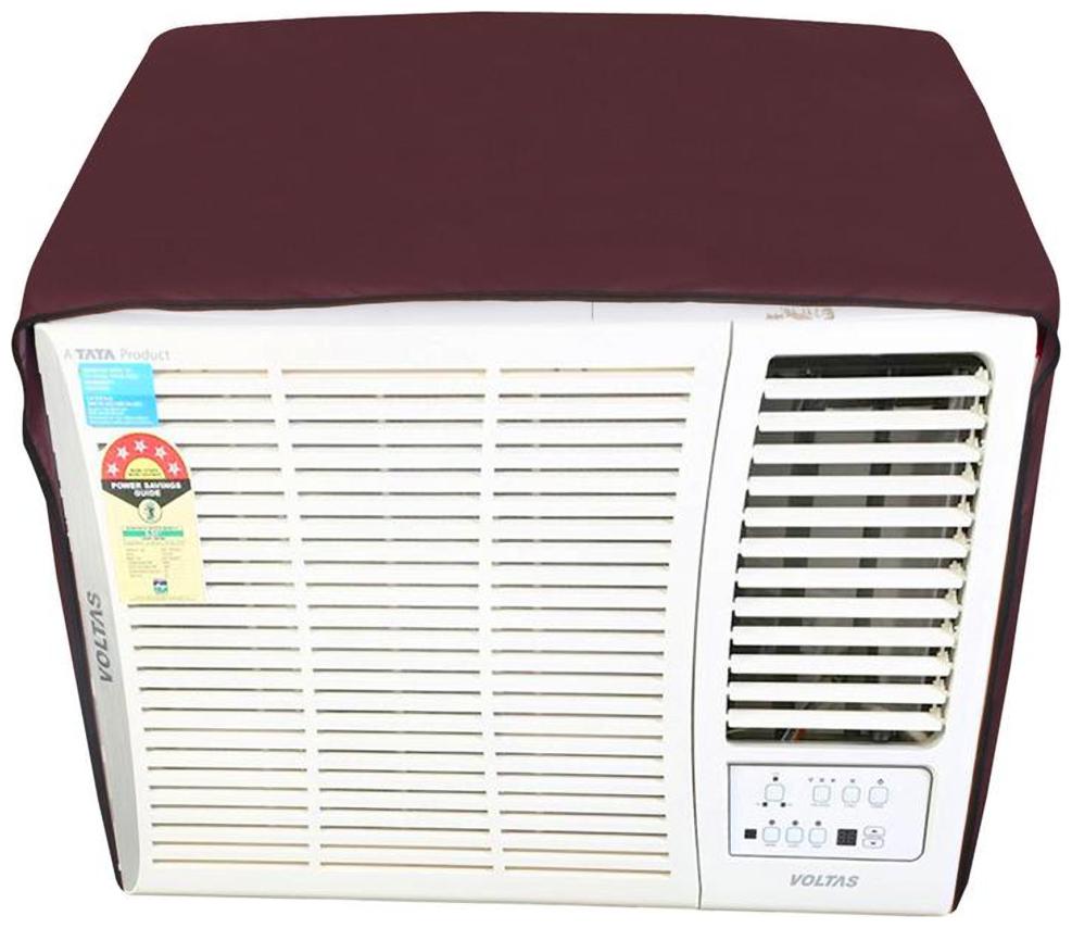 

Dream Care Maroon Colored Waterproof and Dustproof Window AC Cover for Hitachi 1 5 Ton 3 star AC RAW318KXDAI