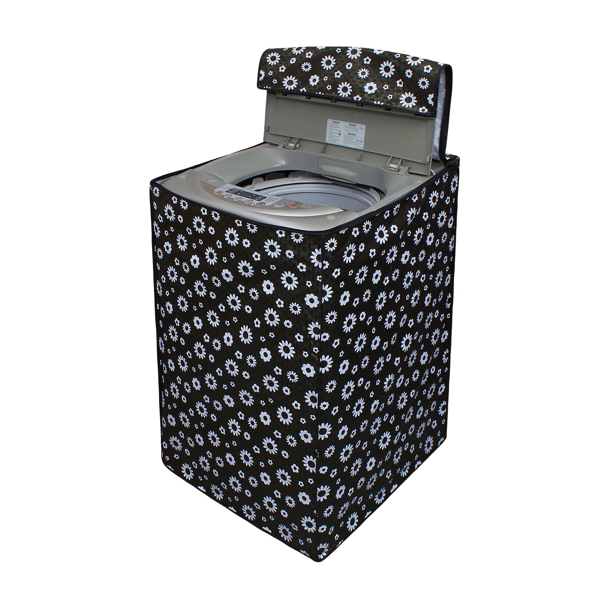 

Dream Care Multicolor Printed Washing Machine Cover for Fully Automatic Top Loading LG T7208TDDLM 6 2 kg