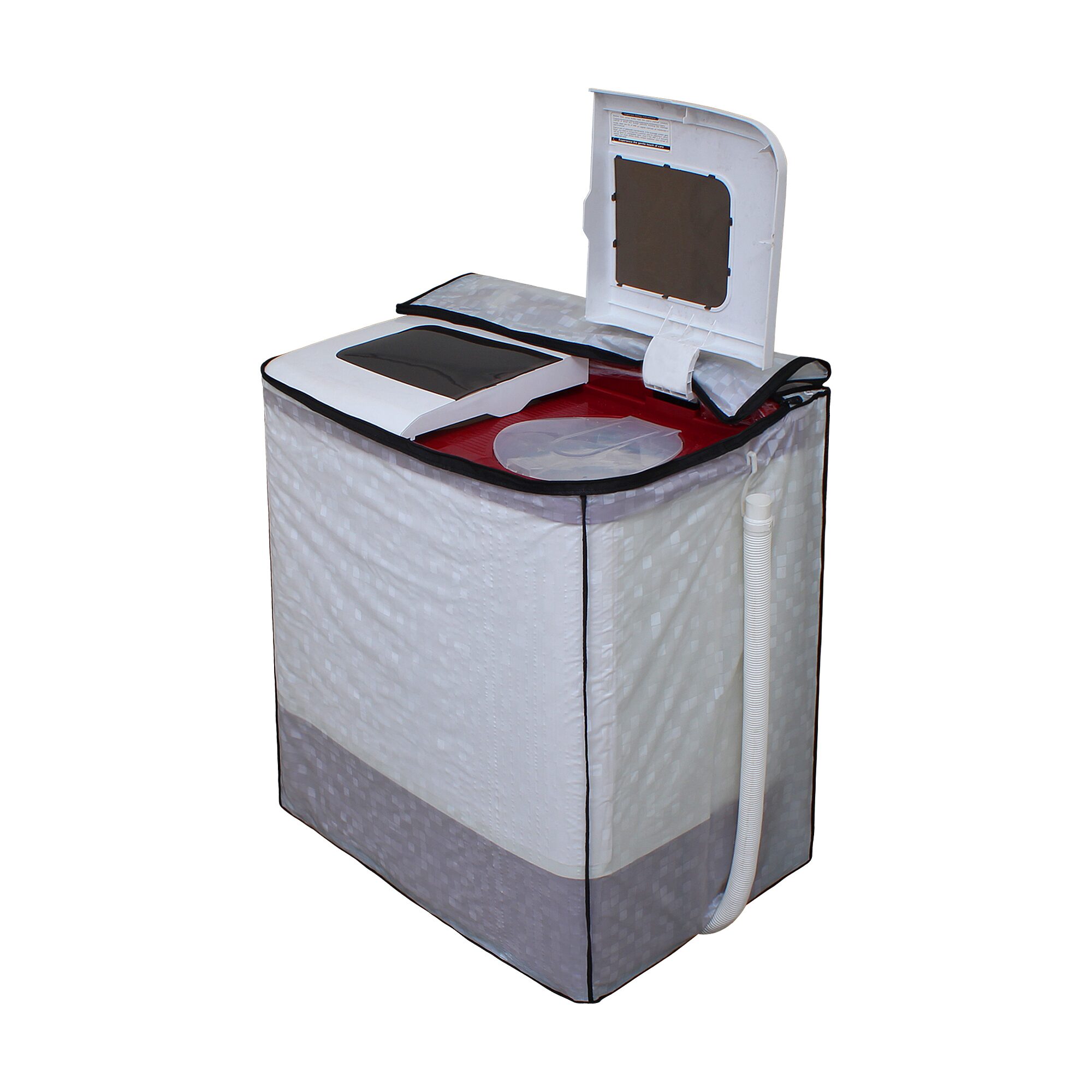 

Dream Care Waterproof Washing Machine Cover For Semi-Automatic Top Loading Whirlpool Superb Atom 60I 6Kg