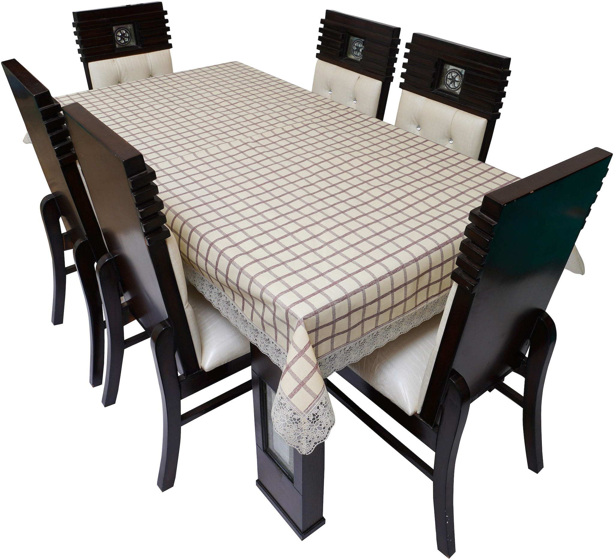 

Dream Care Printed Waterproof Dinning Table Cover 8 Seater 8 Seater Dinning Table Cover Plastic Size 60x108 Inch CA10