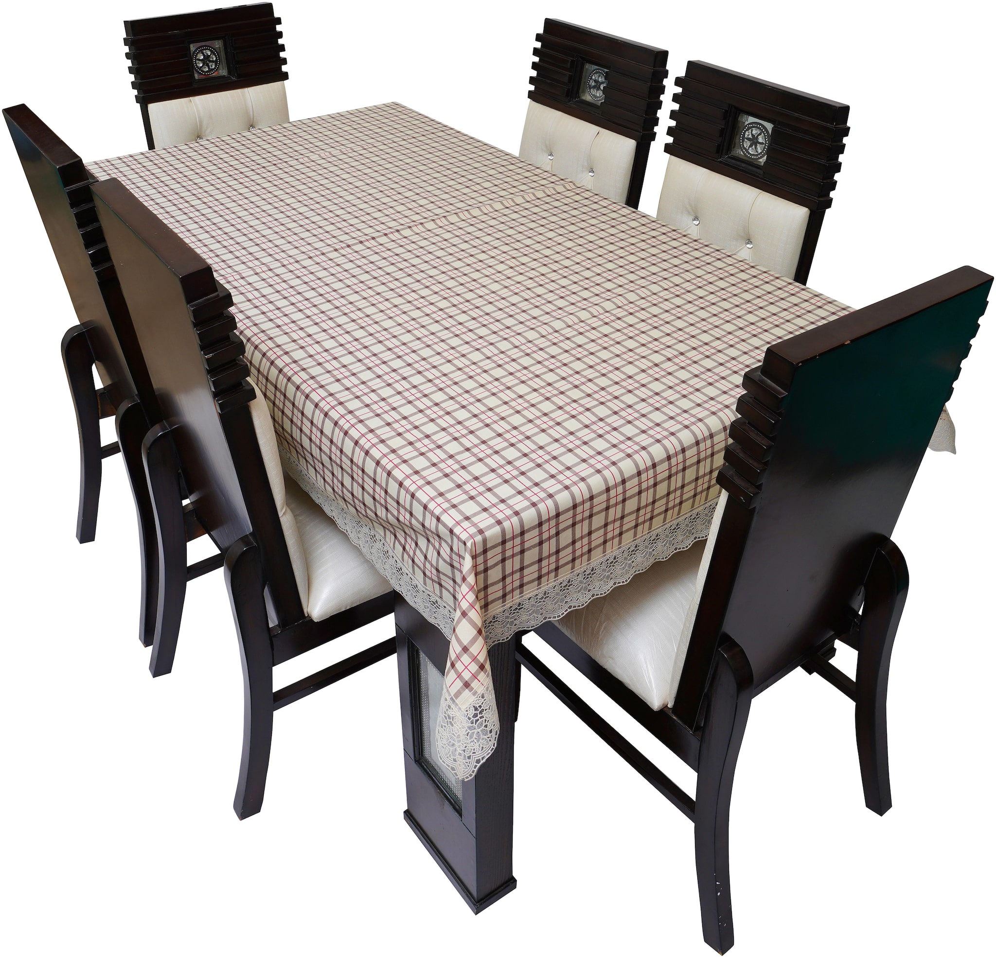 

Dream Care Printed Waterproof Dinning Table Cover 6 Seater 6 Seater Dinning Table Cover Plastic Size 60x90 Inch CA03
