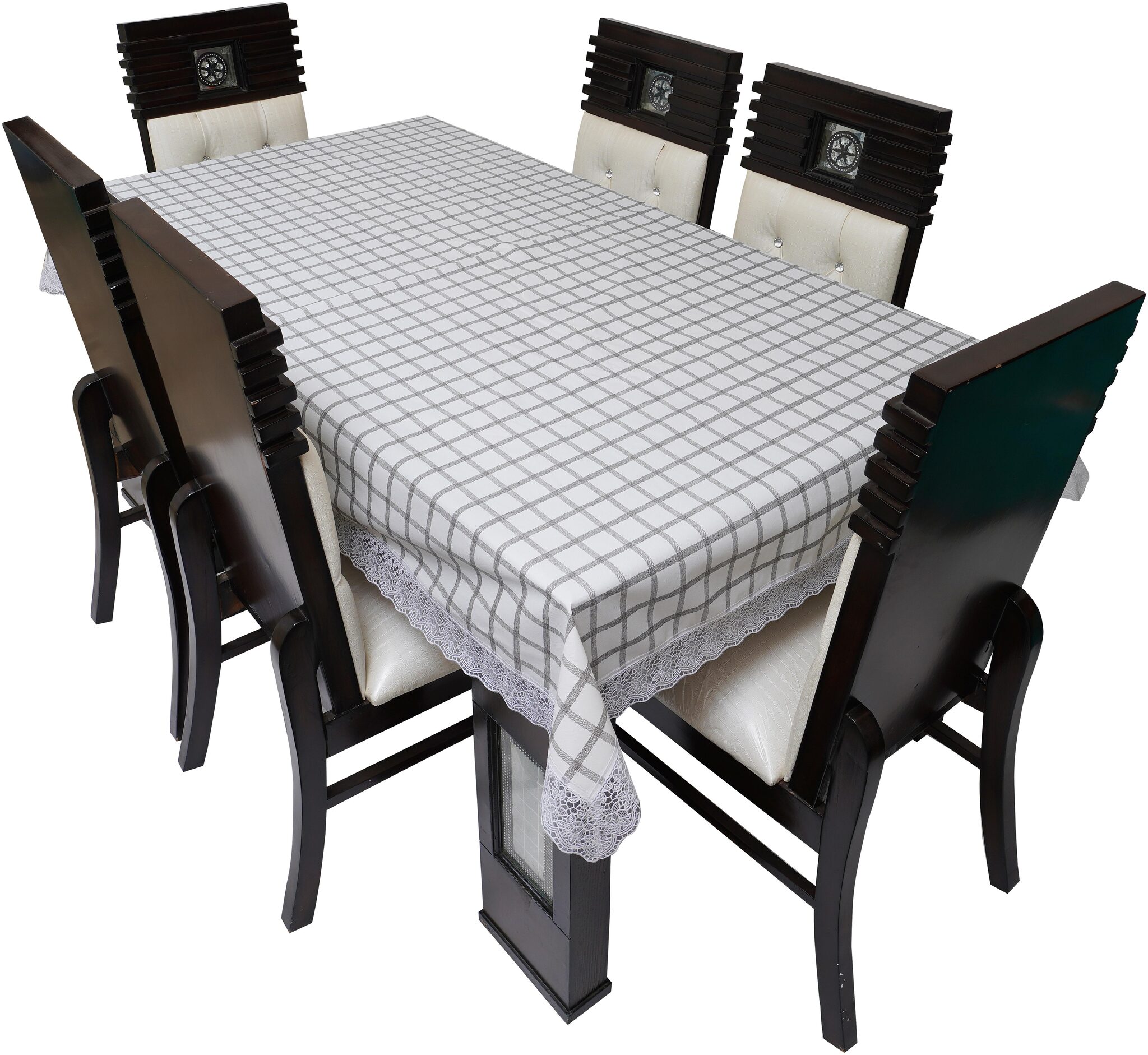

Dream Care Printed Waterproof Dinning Table Cover 8 Seater 8 Seater Dinning Table Cover Plastic Size 60x108 Inch CA08