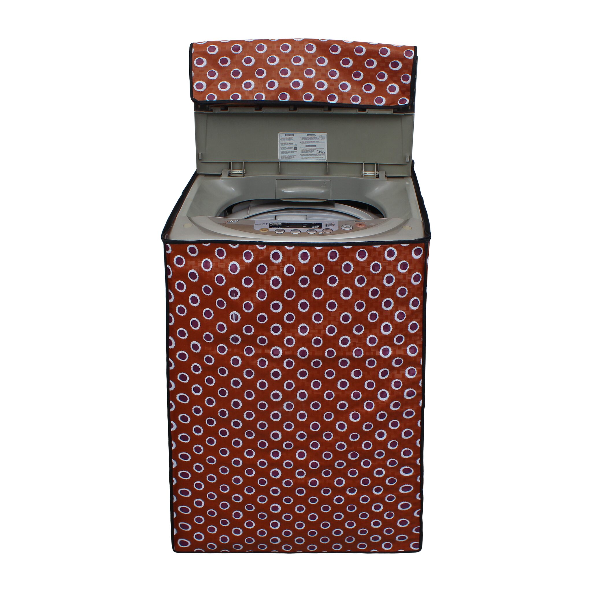 

Dream Care Printed Washing Machine Cover For Fully Automatic Top Load 5 kg to 5 5 kg - All Brand Model