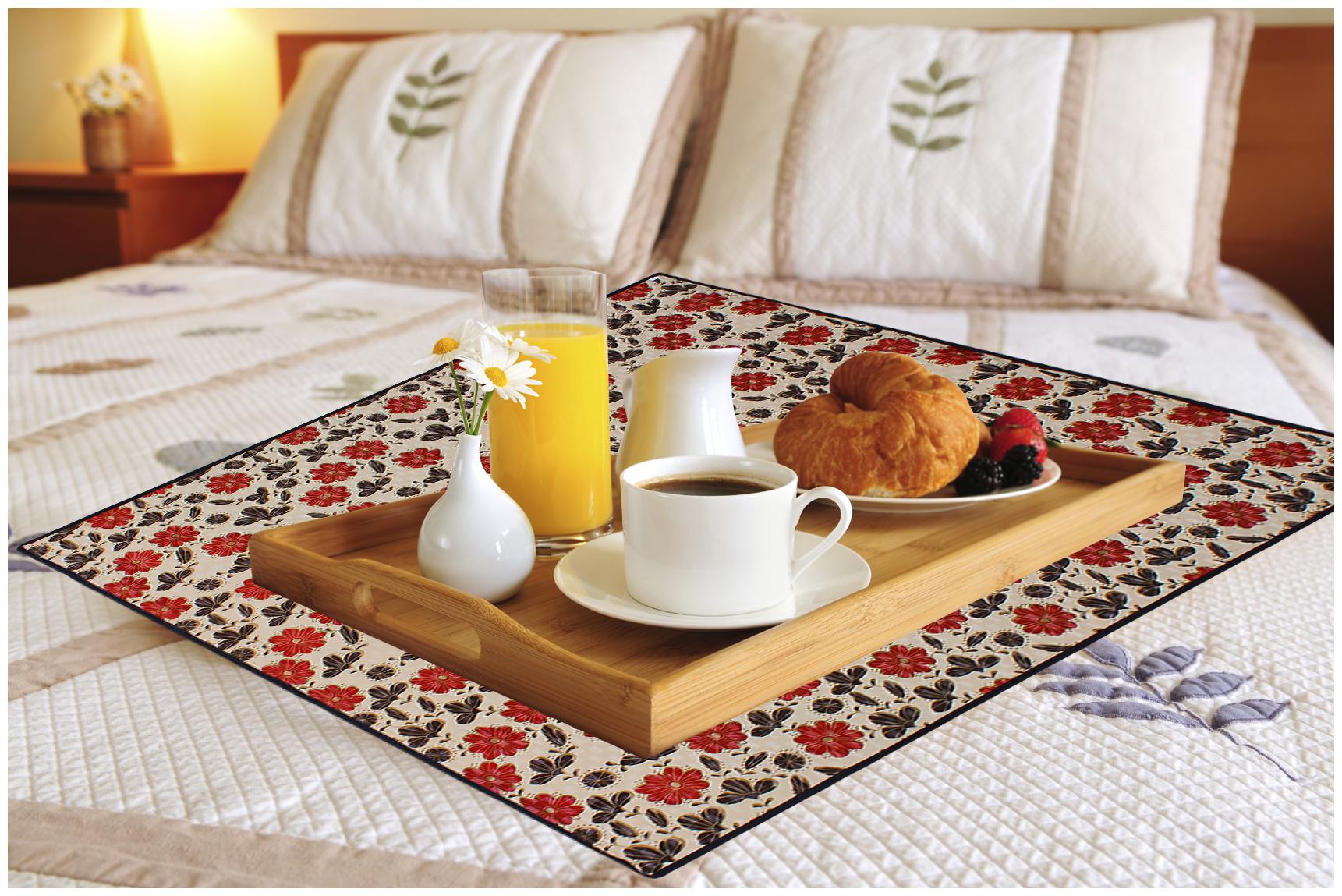 

Dream Care Printed Waterproof Oilproof Square Bed Server Food Mat