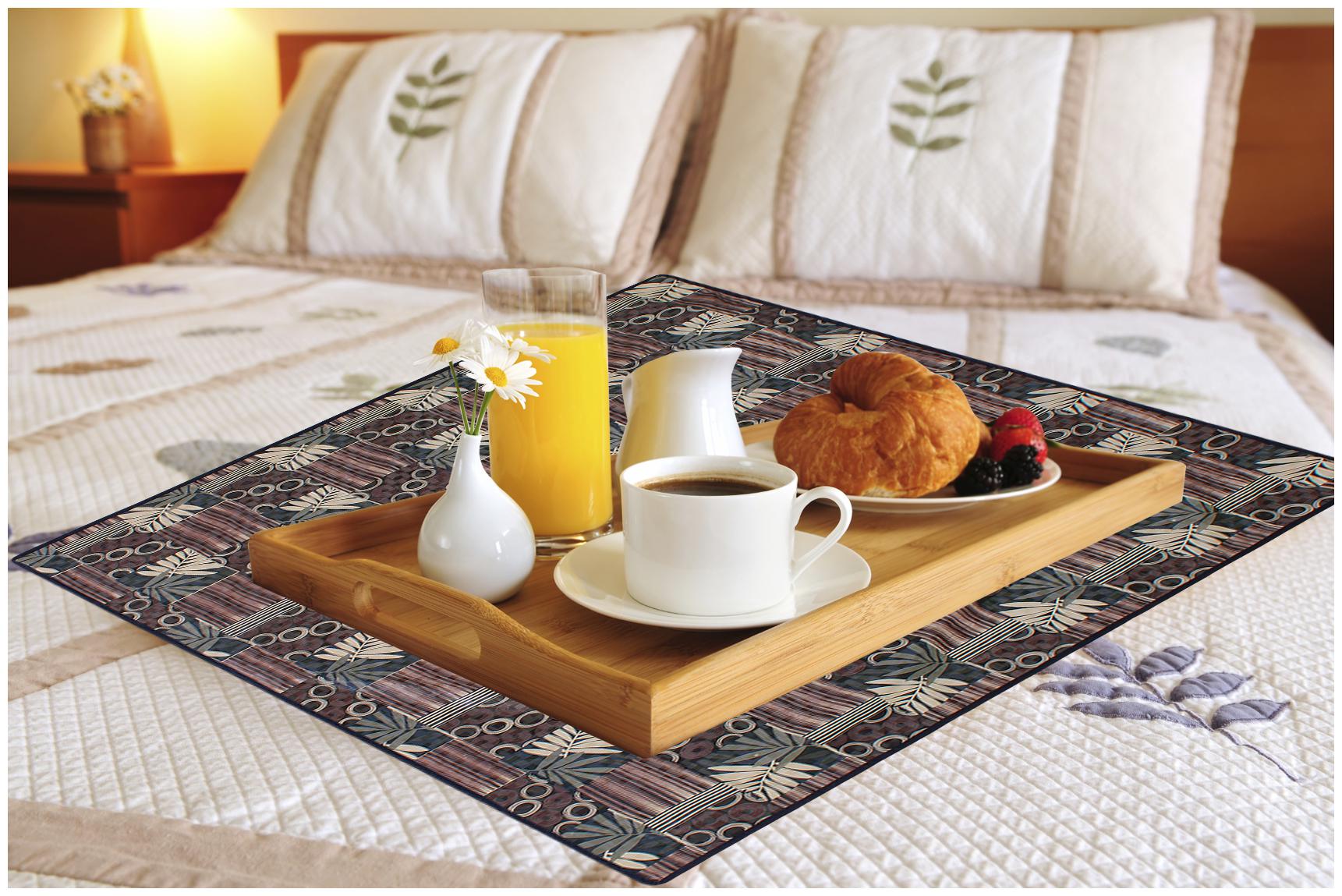 

Dream Care Printed Waterproof Oilproof Square Bed Server Food Mat