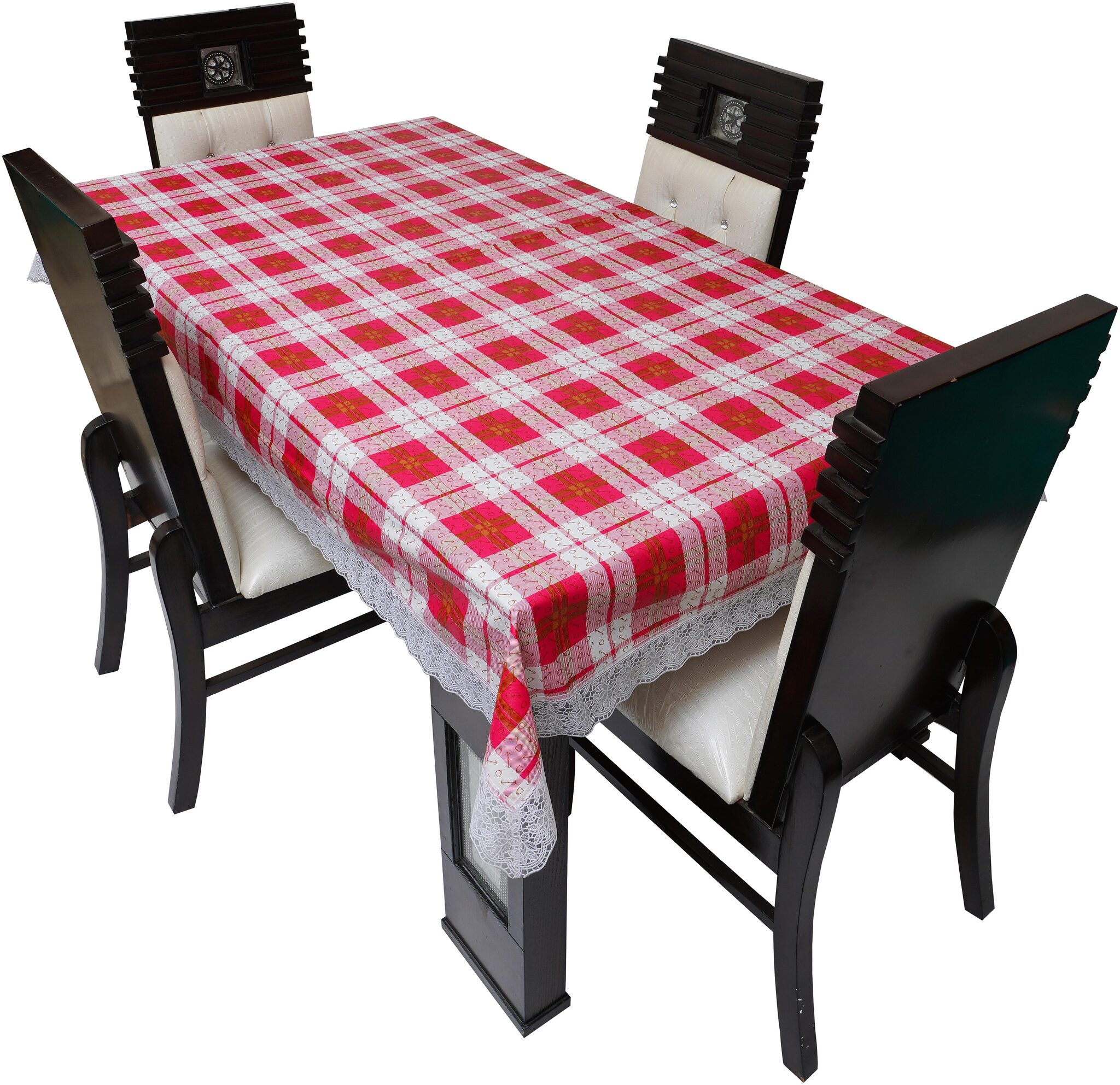 

Dream Care Printed Waterproof Dinning Table Cover 4 Seater 4 Seater Dinning Table Cover Plastic Size 52x76 Inch CA09