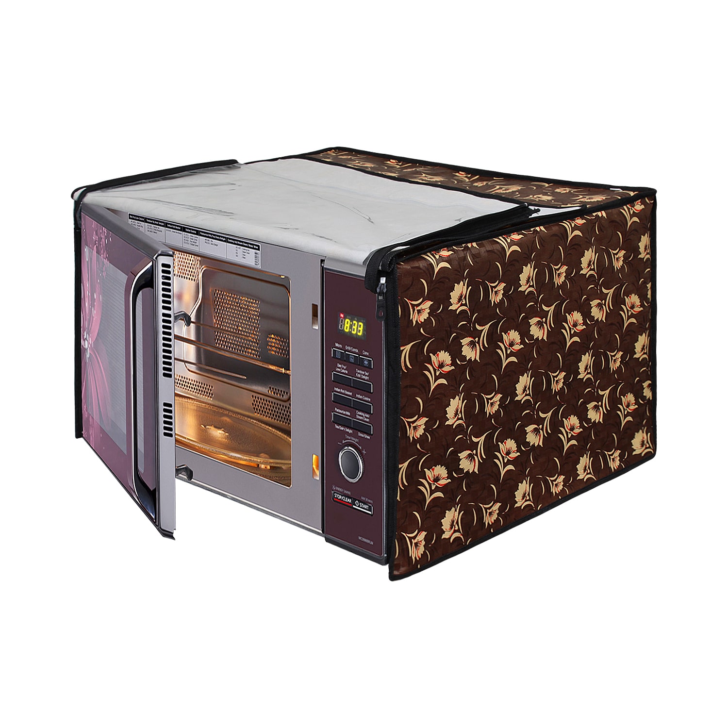 

Dream Care Printed Microwave Oven Cover for Samsung 20 L Grill Microwave Oven GW731KD-S XTL