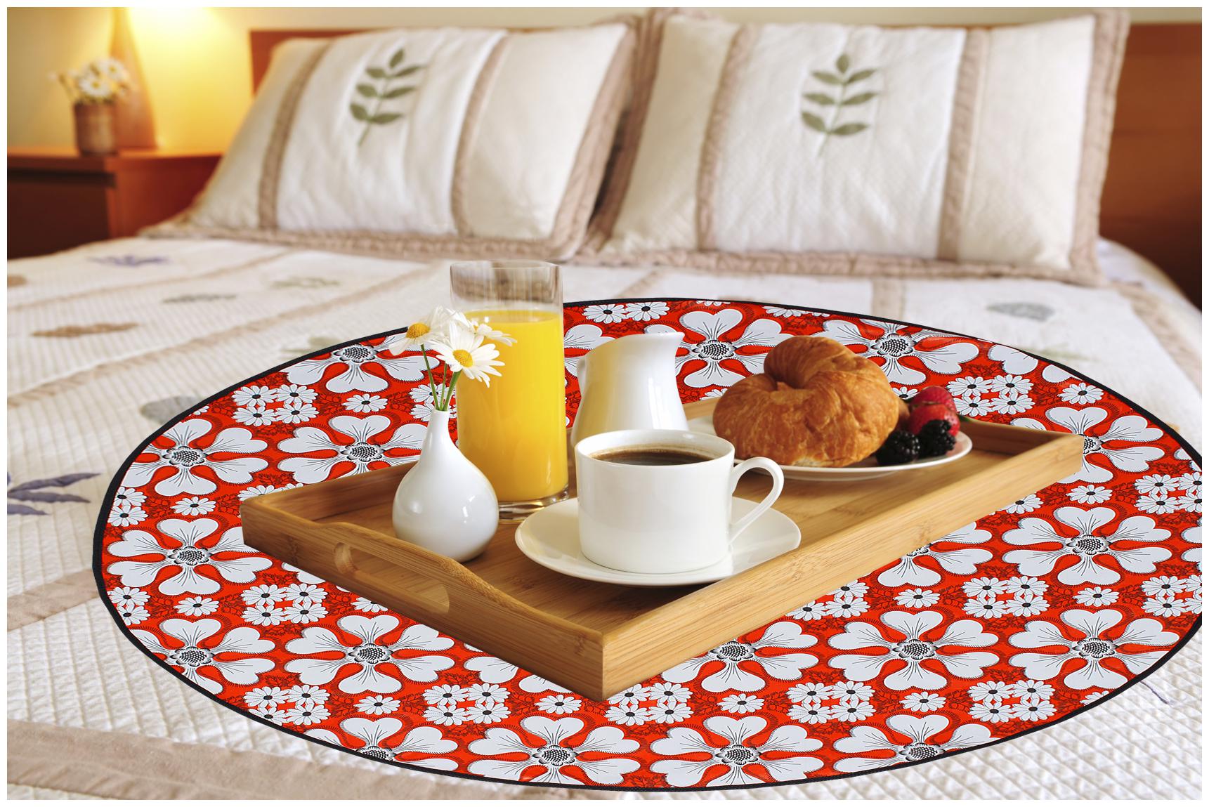 

Dream Care Printed Waterproof Oilproof Round Bed Server Food Mat