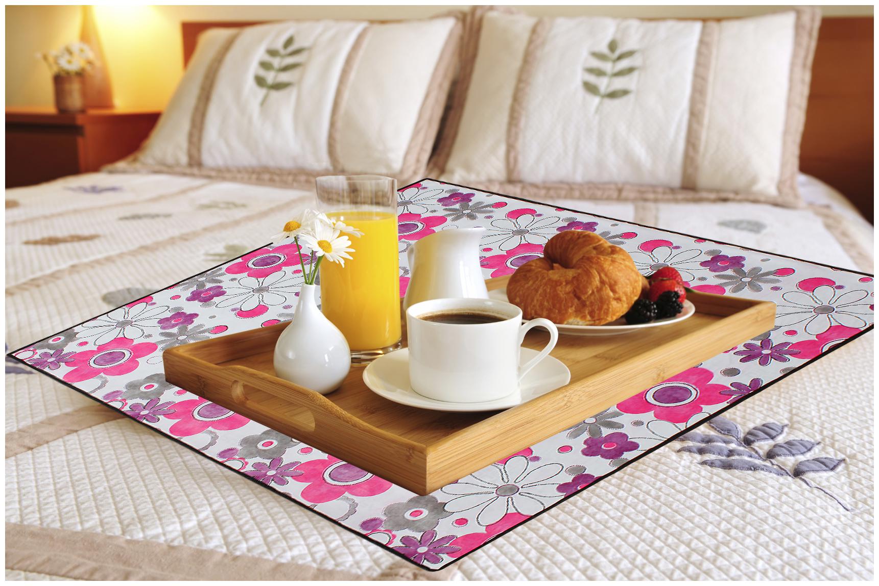 

Dream Care Printed Waterproof Oilproof Square Bed Server Food Mat