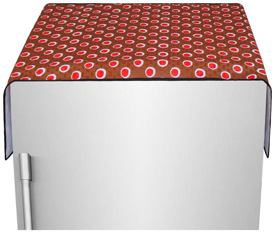 

Dream Care PVC Printed fridge Refrigerator top cover with 6 pocket
