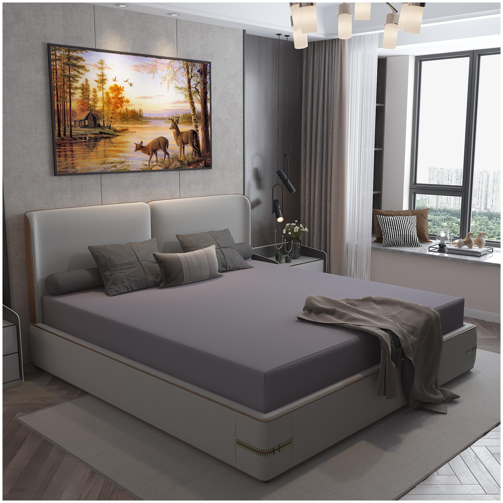 

Dream Care Waterproof Terry Cotton Mattress Protector Single Bed 72x36 Grey