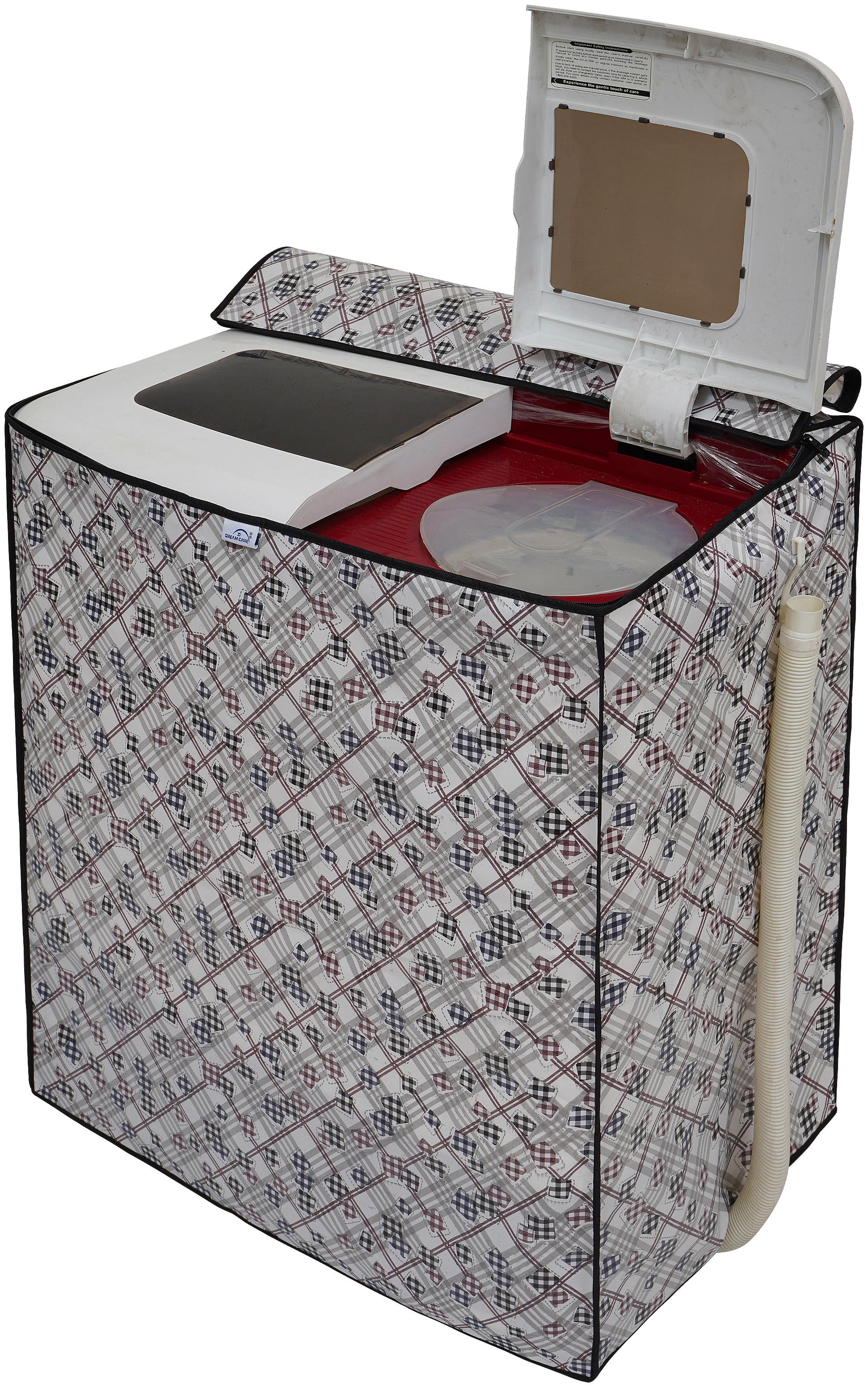 

Dream Care Washing Machine Cover For Semi Automatic Whirlpool 360 Ultimate Care 8 kg Washing Machine CAM13