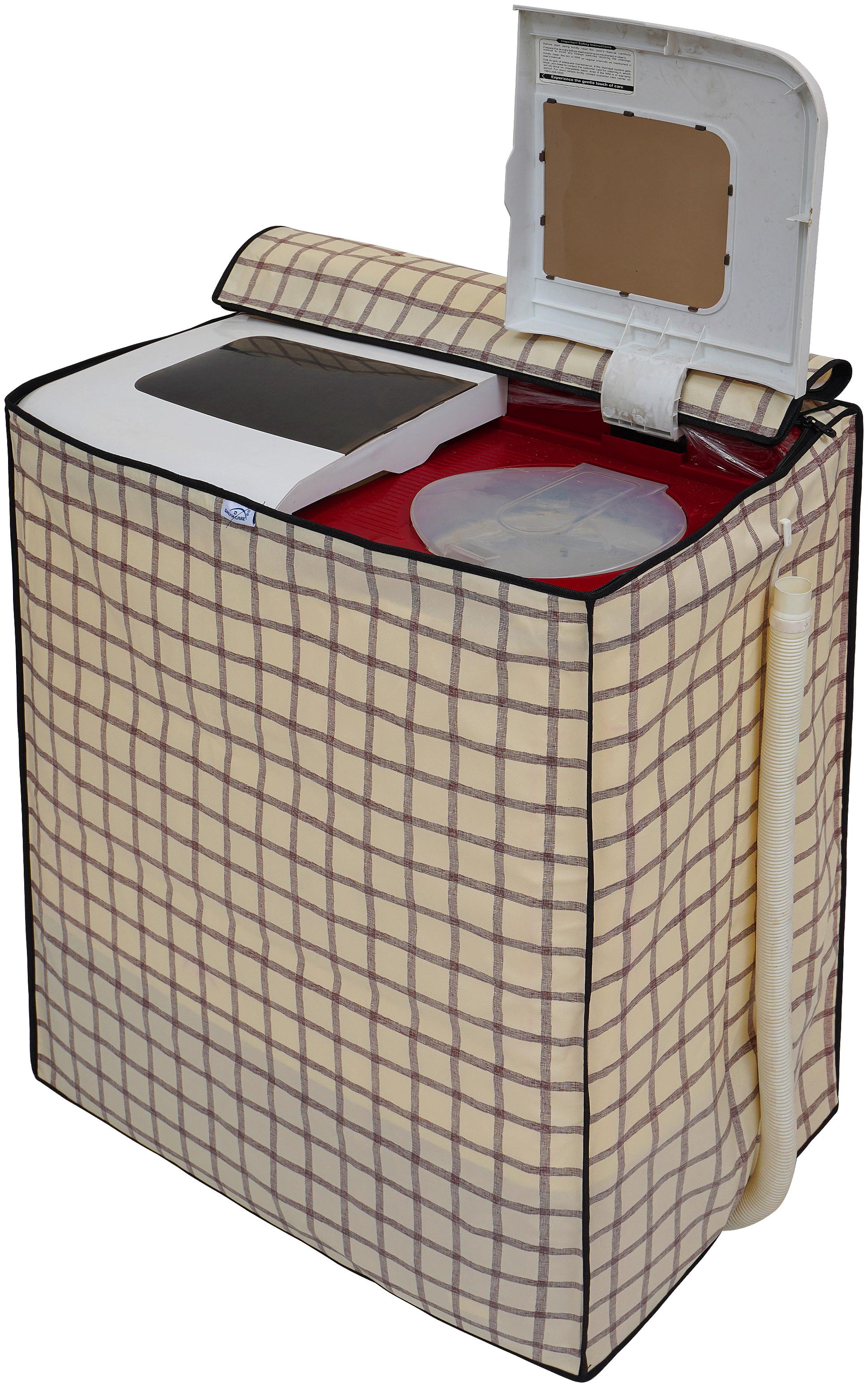 

Dream Care Washing Machine Cover For Semi Automatic Bosch Serie 2 Plus WOA752S0IN 7 5 kg Washing Machine CAM10