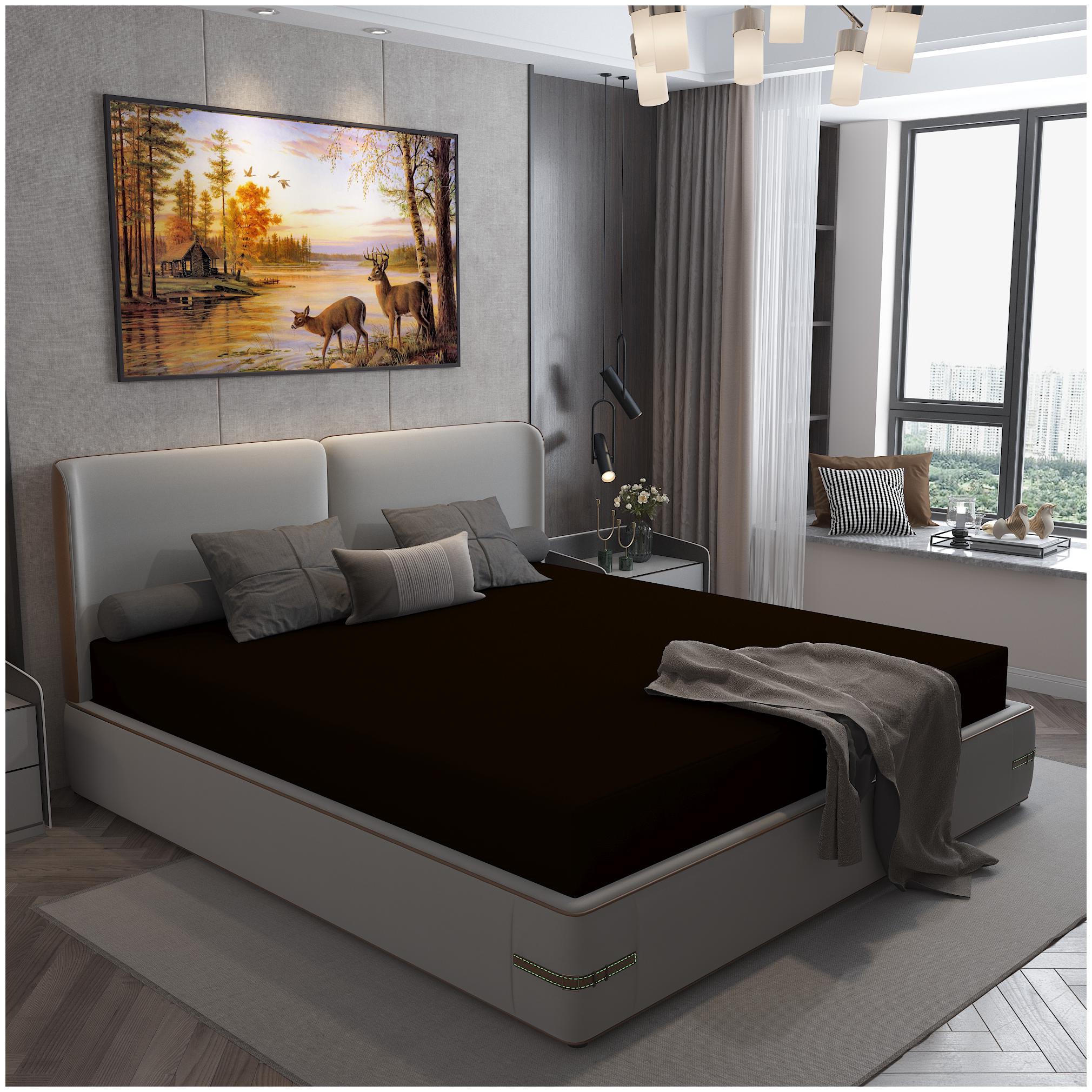 

Dream Care Waterproof Terry Cotton Mattress Protector King Size Bed 80x72 Coffee