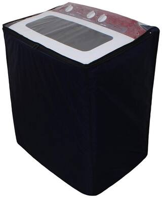 Dream CareTM Transparent Blue Washing Machine Cover for Semi Automatic LG P7853R3SA 6.8 kg