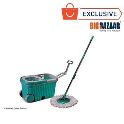 Dreamline Elite Super Wheels Magic Mop Bucket with Extra Mop Refill