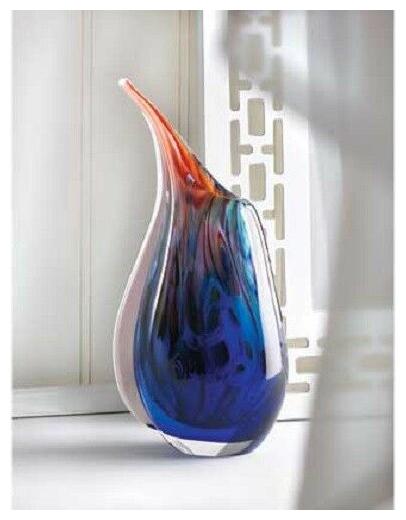 

DREAMSCAPE ART GLASS VASE - 10 HIGH - GLASS - MULTI COLOR