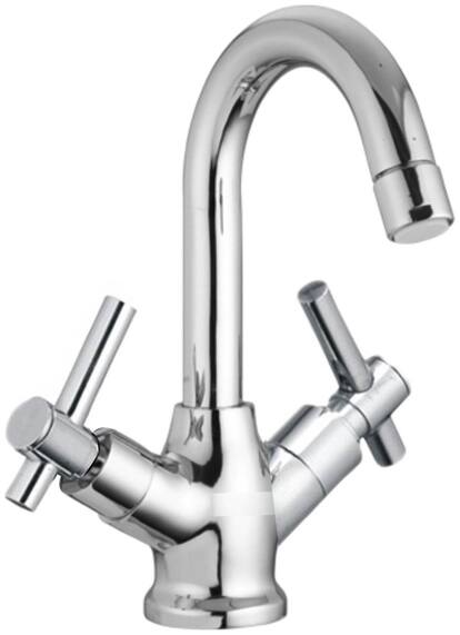 Drizzle Deck Mount Brass Basin and Sink Mixers ( Handle Controlled )