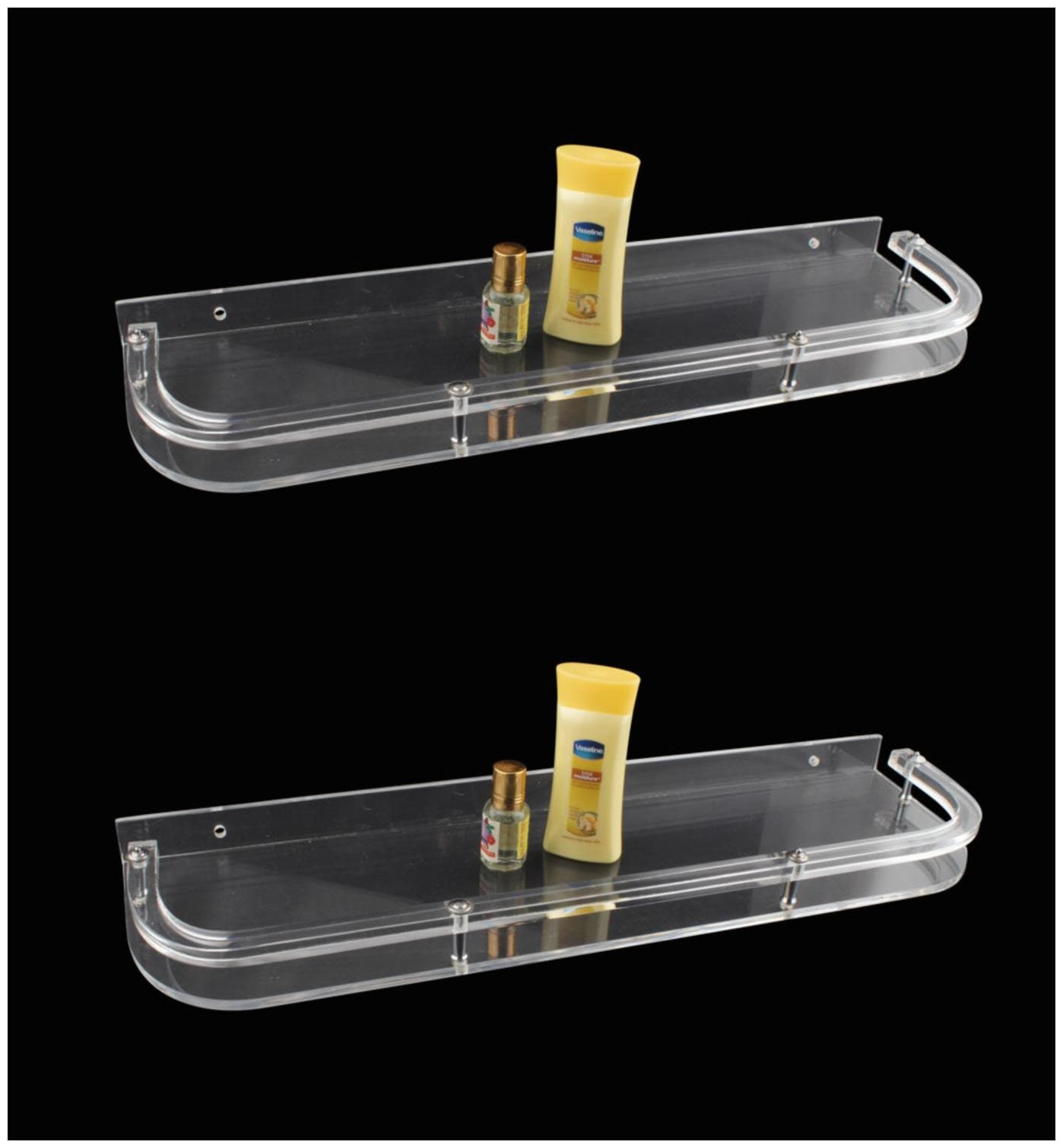 

Drizzle Shelves Clear Unbreakable - Set Of 2
