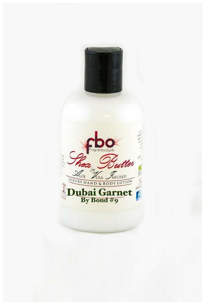 

Dubai Garnet By Bond 9 4oz Shea Butter Hand Lotion Men Women Fragrance Oil