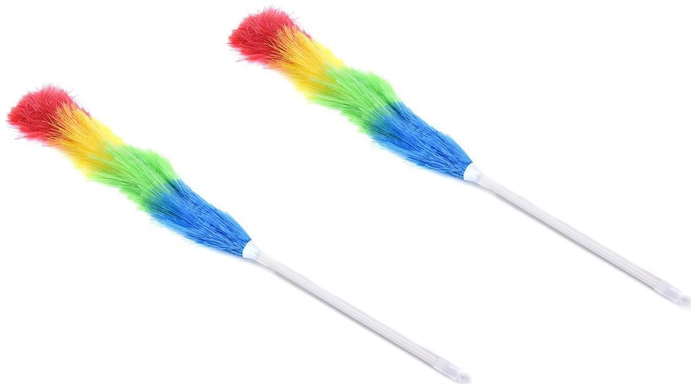 

Dust Cleaning Brush For Easy Cleaning Your Home Office Shop Car Colorful Duster Microfiber Set of 2