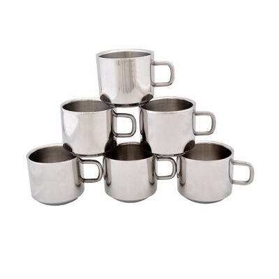 

Dynamic Store Set Of 6 Double Wall Tea Cups